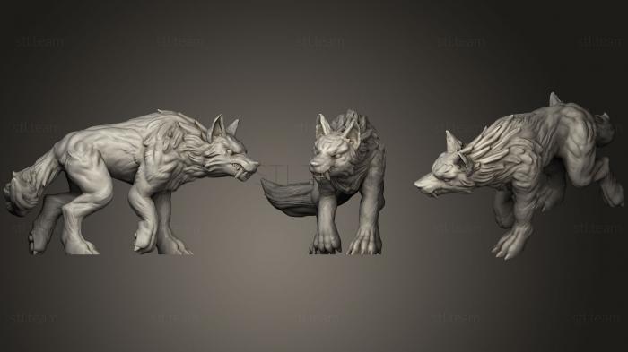 Статуэтки животных Волк Страшный Волк